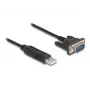 Adaptador USB 2.0 para série RS-232 DeLOCK 50 cm FTDI preto