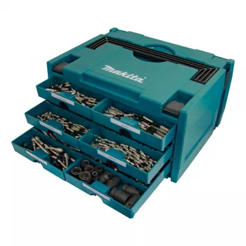 Caixa de pequenas peças Makita MAKSTOR 3.6 preta, azul