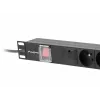 Unidade de distribuição de energia (PDU) Lanberg PDU-05E-0200-IEC-BK 5 saídas AC 1U preta