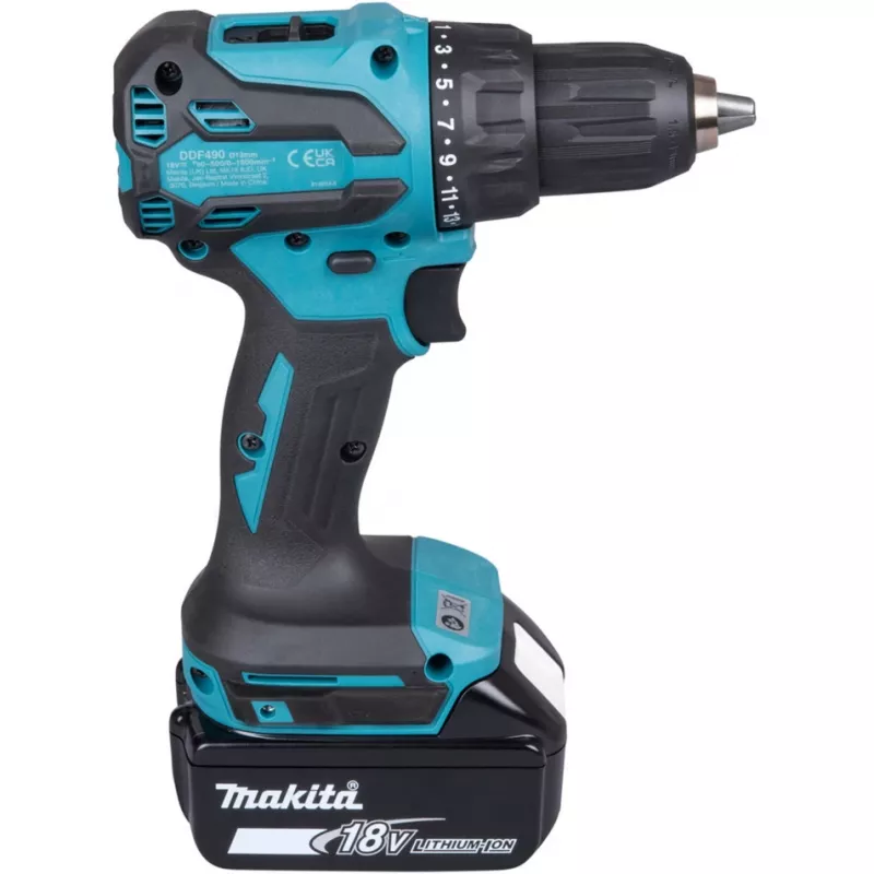 Parafusadeira a bateria Makita DDF490Z preta