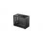 DeepCool CH160 PLUS R-CH160-BKNGM0-G caixa compacta para computador (SFF), Mini-ITX/Micro-ATX, vidro temperado, preta