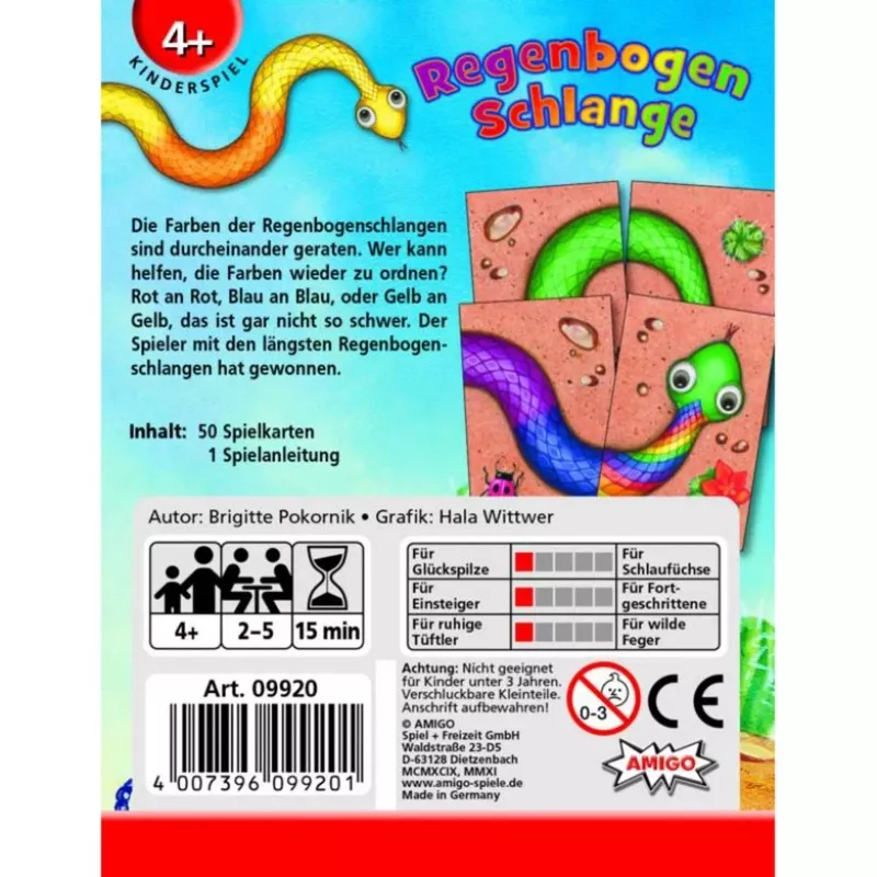 Regenbogenschlange, jogo de cartas