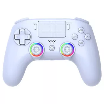 Comando Subsonic PS5 Wireless LED Controller branco D-pad Home Options Share