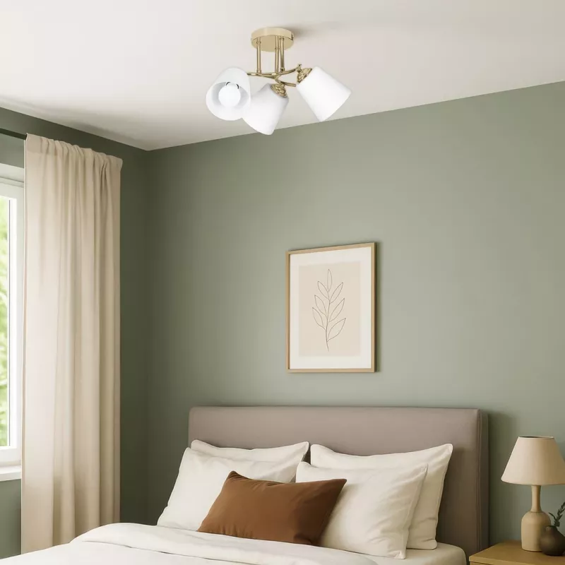 Activejet AJE-EMILY 3P GOLD E27 candeeiro suspenso 3x40W