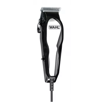 Máquina de cortar cabelo Wahl 20107.0460 Baldfader — aparador com fio AC, 6 níveis de comprimento, 1–13 mm, largura da lâmina 45 mm, preto/cromado