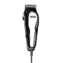 Máquina de cortar cabelo Wahl 20107.0460 Baldfader — aparador com fio AC, 6 níveis de comprimento, 1–13 mm, largura da lâmina 45 mm, preto/cromado
