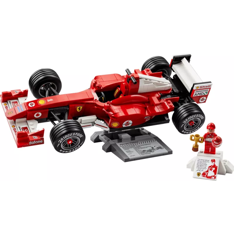 LEGO ICONS 11375 Ferrari F2004 e Michael Schumacher