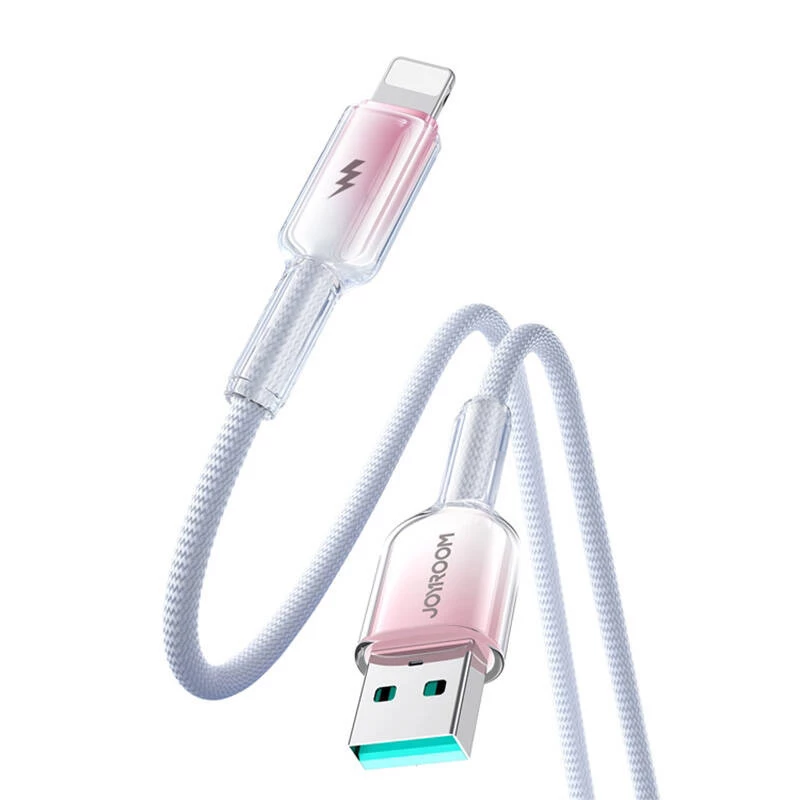 Cabo USB-A para Lightning Joyroom S-A42 3A 1,2 m branco
