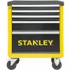 Carrinho de ferramentas Stanley STST74305-1 com 5 gavetas, amarelo/preto, 3 gavetas rasas + 2 gavetas fundas