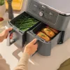 Fritadeira de ar quente Ninja DZ400EU 9,5 L 2470 W Cinzento Double