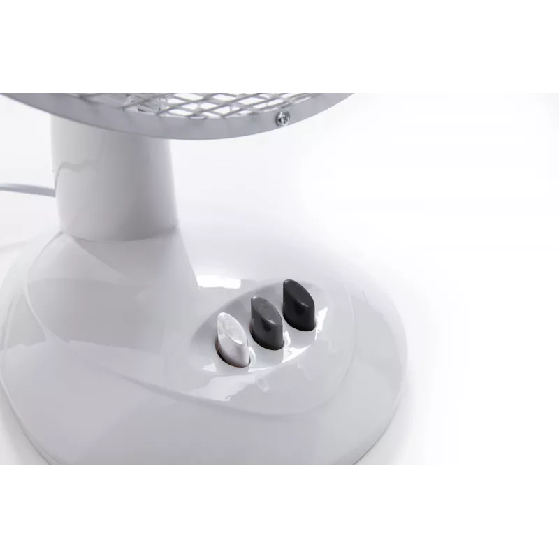 Adler | AD 7302 | Ventilador de mesa | branco | diâmetro 23 cm | número de velocidades 2 | oscilação | 60 W | Não