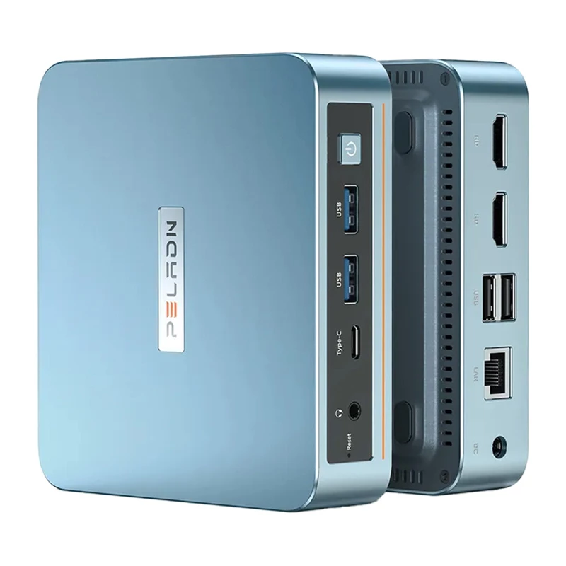 Mini PC Peladn WI-6 N150 — 16 GB RAM, 512 GB SSD, desktop compacto