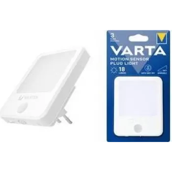 Luminária com detetor de movimento de encaixe Varta 18624101401 LED, energeticamente eficiente, liga/desliga automaticamente