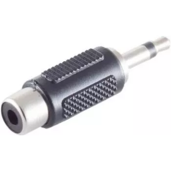 Conector de cabo ShiverPeaks BS57030 3,5 mm preto aço inoxidável ficha/conector fêmea