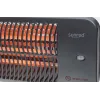 Aquecedor elétrico de quartzo SUNRED LUG-2000W — 2000 W, elemento de vidro de quartzo, para exterior, montagem na parede, IP24, preto