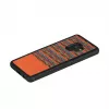 Capa para smartphone Man and Wood para Galaxy S9 — padrão xadrez castanho com rebordo preto