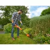 Black & Decker BESTA525-QS, aparador de relva, 25 cm, fio de nylon, punho em D, 1,6 mm, 10 m