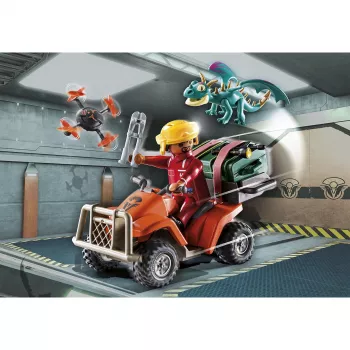 Dragons the Nine Realms Icaris Quad conjunto Playmobil 71085