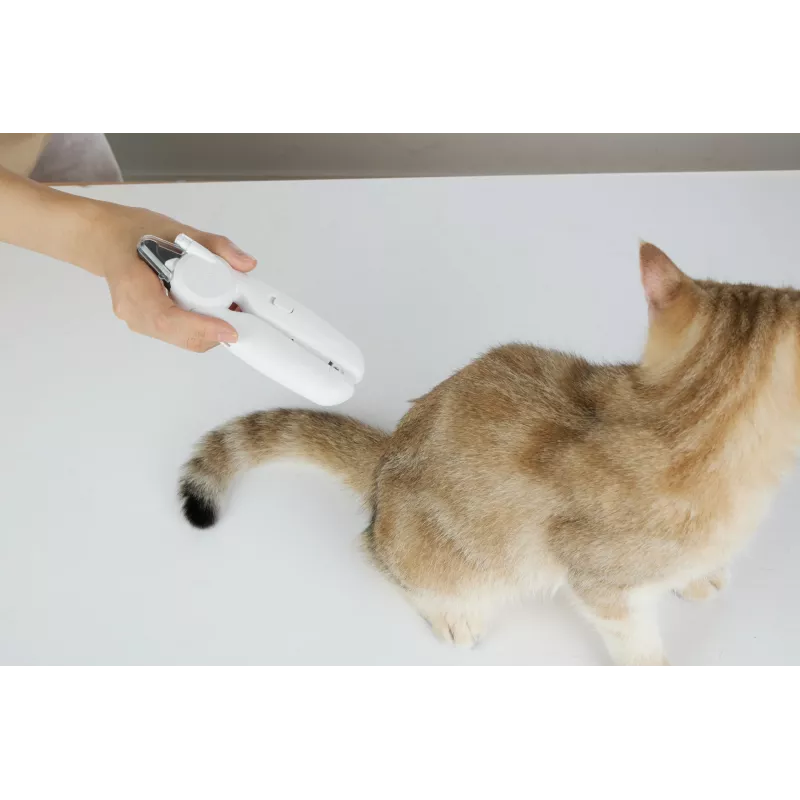 Corta-unhas para animais PETKIT PK-N1 LED guilhotina cabo de plástico