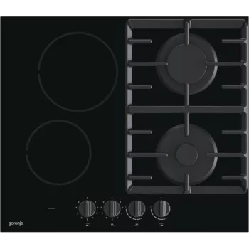 Gorenje GCE691BSC preto encastrar 60 cm combinado 4 zona(s) de cozinhar