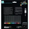 Lápis de cor Faber-Castell 116450, conjunto multicolor, 50 unidades, mina macia, caixa de cartão