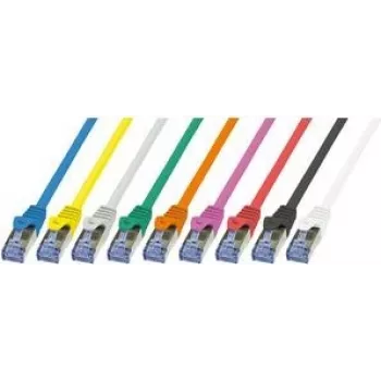 Cabo de rede LogiLink 3m Cat.6A RJ-45 S/FTP branco