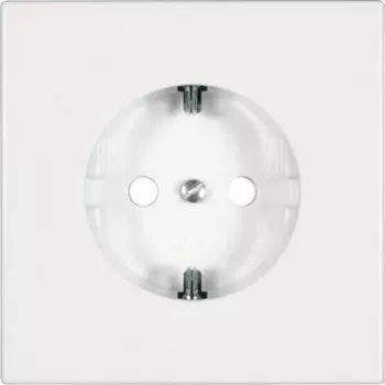 Tomada Type F jung LS 1520 WW — 250 V, 16 A, branco, duroplasto, 70x70 mm