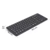 Teclado sem fios multi-dispositivo WK-300 preto