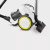 Aspirador cilíndrico Karcher VC 3 — aspirador a seco para casa, 700 W, 0,9 L sem saco, HEPA 13, tubo telescópico, mangueira de 1,5 m