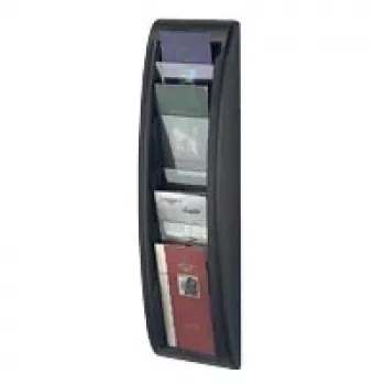 Suporte para papel Paperflow QUICK BLICK 4062.11 — 5 compartimentos, antracite