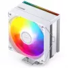 Arrefecedor de CPU Jonsbo CB40 WHITE ARGB, controlo PWM, iluminação ARGB, torre compacta, branco