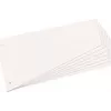 Separadores herlitz, trapezoidais, cartão manila, branco para DIN A4, perfurados, 120 x 230 mm, para maior organização (10838506)