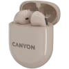 Headset Bluetooth Canyon TWS-6 Gaming Mode/BT 5.3 bege retail (CNS-TWS6BE)