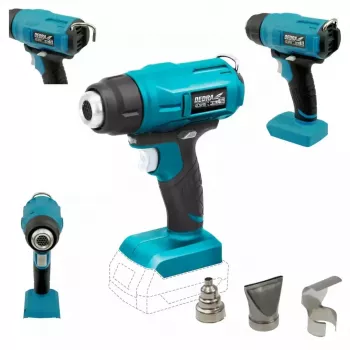 Pistola de ar quente Dedra DED7058 2000W com temperatura ajustável