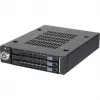 ICY DOCK - ToughArmor - MB993SK-B - 3x 2,5 SATA HDD e SSD em 1x baía de 3.5, moldura de troca rápida em metal maciço com fechadura de segurança