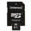 Cartão de memória micro SDHC 8GB C10/W/ADAPTER 3413460 INTENSO