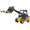 Empilhadora BRUDER JCB Teletruk brinquedo — ABS, idade recomendada 3+, preto e amarelo