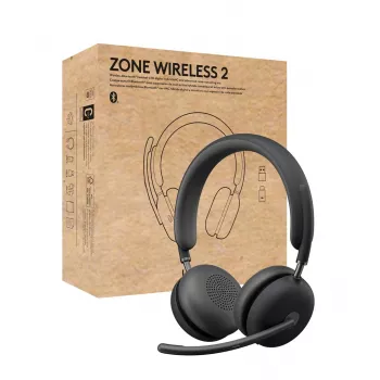 Auscultadores Logitech Zone Wireless 2 UC