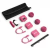 Microfone sem fios RODE Wireless GO III rosa — sistema compacto de transmissor e recetor de dois canais