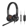 Creative 51EF0980AA000 Chat USB auricular on-ear com fios estéreo preto