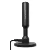 Antena de TV QOLTEC DVB-T2 28 dBi com amplificador de sinal, receção interior/exterior
