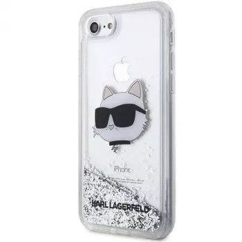 Karl Lagerfeld | Capa original IPHONE SE 2022/SE 2020/7/8 Karl Lagerfeld capa rígida brilhante Choupette Head (KLHCI8LNCHCS)