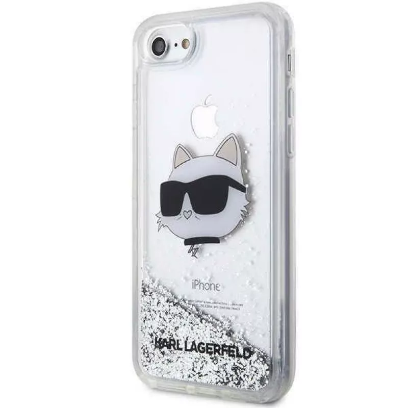 Karl Lagerfeld | Capa original IPHONE SE 2022/SE 2020/7/8 Karl Lagerfeld capa rígida brilhante Choupette Head (KLHCI8LNCHCS)