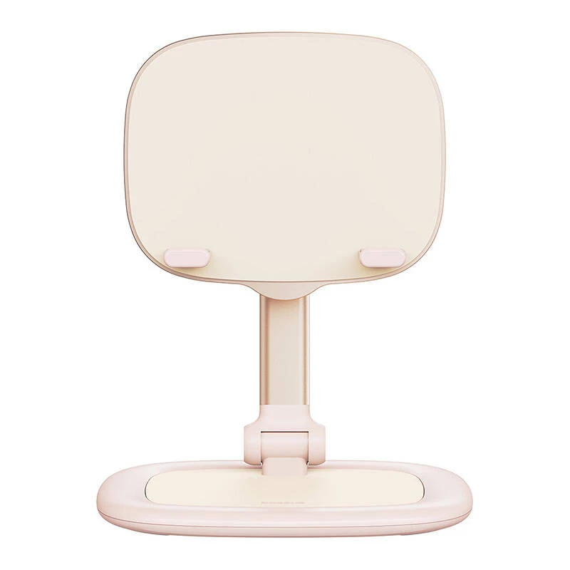 Suporte para tablet e telemóvel Baseus Seashell Series rosa – altura ajustável, leve