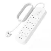 Proteção contra sobretensão SurgePlus 8x Schuko 2xUSB-C 900J 2m
