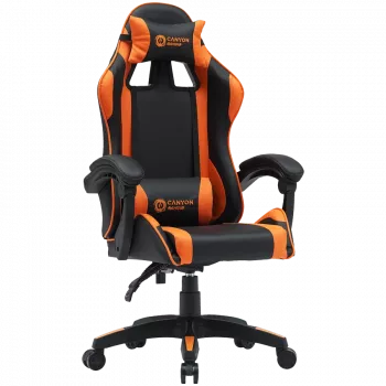 Cadeira gaming CANYON Core SGCH2 Preto Laranja — design ergonómico, altura ajustável