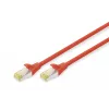Cabo de rede Digitus CAT 6A S/FTP DK-1644-A-0025/R 0,25 m vermelho