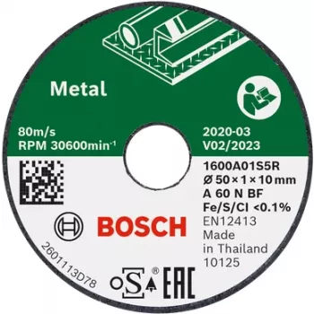 Bosch 1 600 A01 S5Y acessório para rebarbadora disco de corte