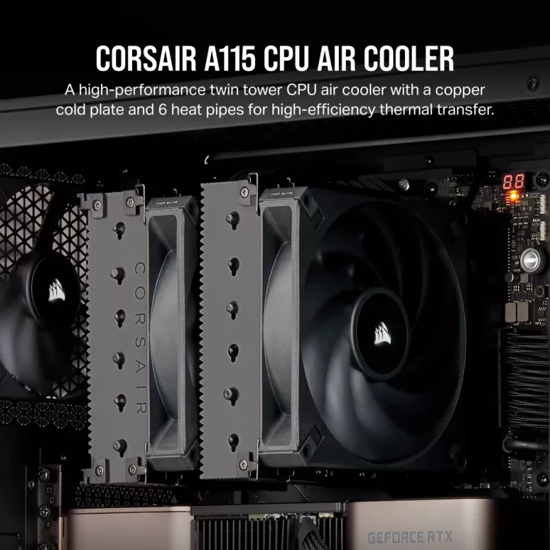 Dissipador de ar para CPU CORSAIR A115 Tower