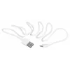 Cabo USB SAVIO CL-123 USB 2.0, USB A para Micro-USB B, 1 m, branco